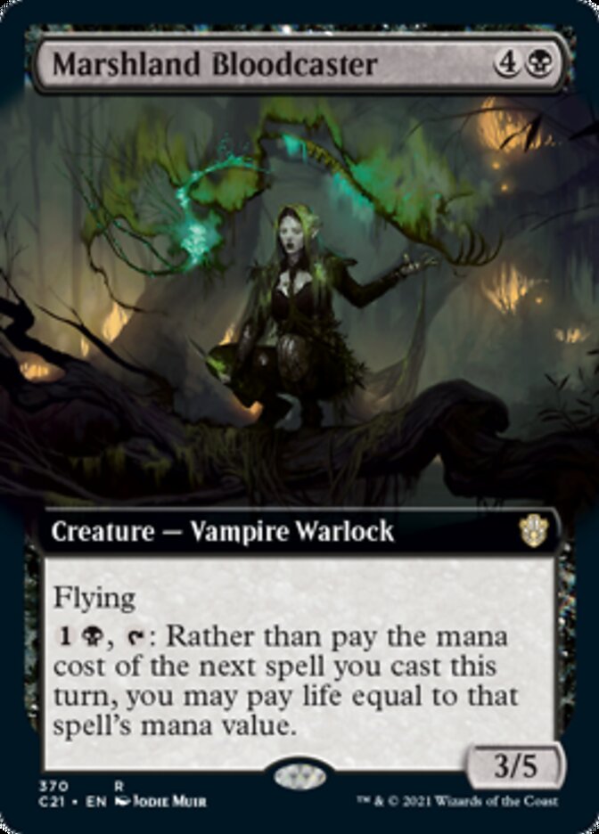 Marshland Bloodcaster (Extended) [Commander 2021] | The Time Vault CA