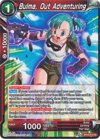 Bulma, Out Adventuring (BT10-012) [Rise of the Unison Warrior 2nd Edition] | The Time Vault CA