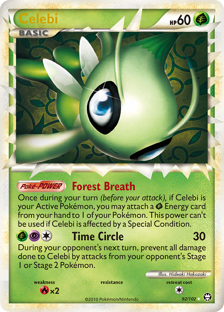 Celebi (92/102) [HeartGold & SoulSilver: Triumphant] | The Time Vault CA