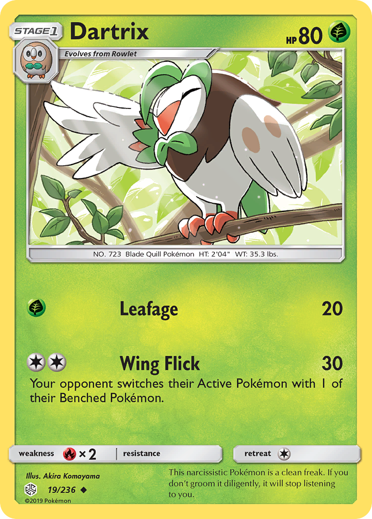 Dartrix (19/236) [Sun & Moon: Cosmic Eclipse] | The Time Vault CA