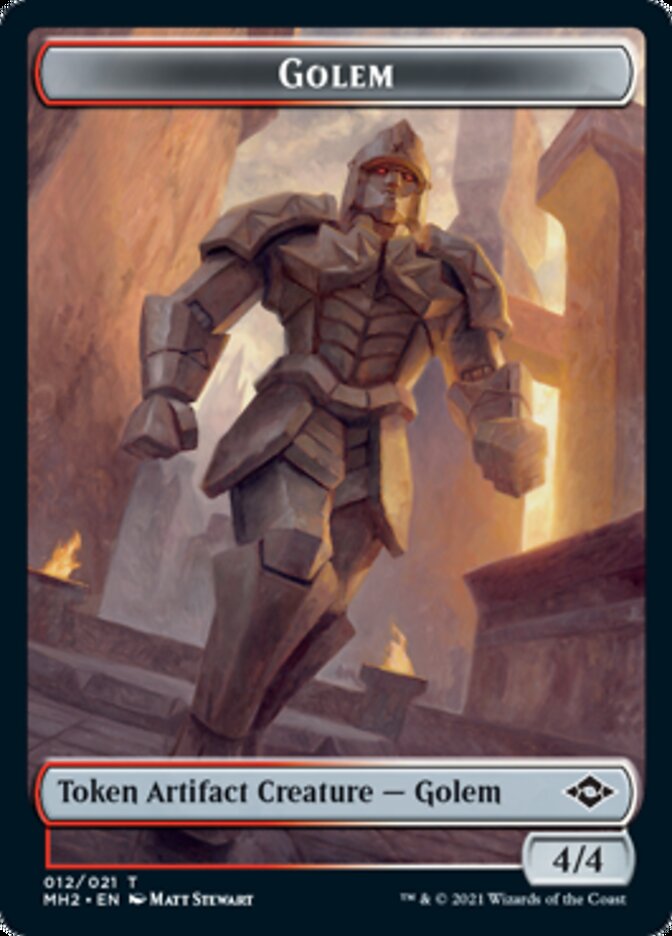 Golem Token // Treasure Token (#21) [Modern Horizons 2 Tokens] | The Time Vault CA