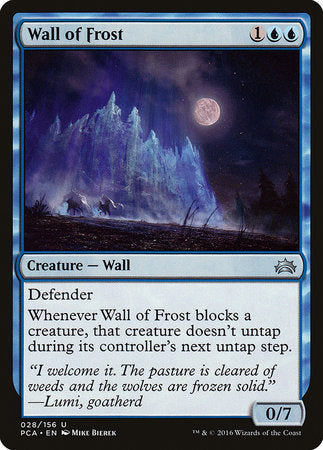 Wall of Frost [Planechase Anthology] | The Time Vault CA