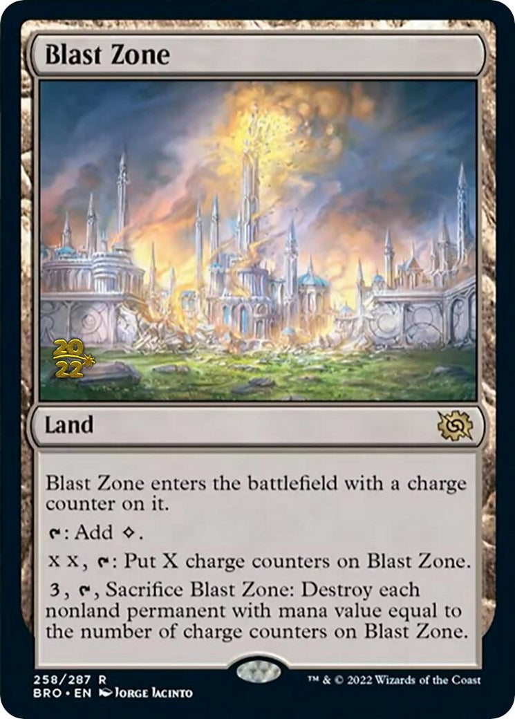 Blast Zone (258) [The Brothers' War: Prerelease Promos] | The Time Vault CA