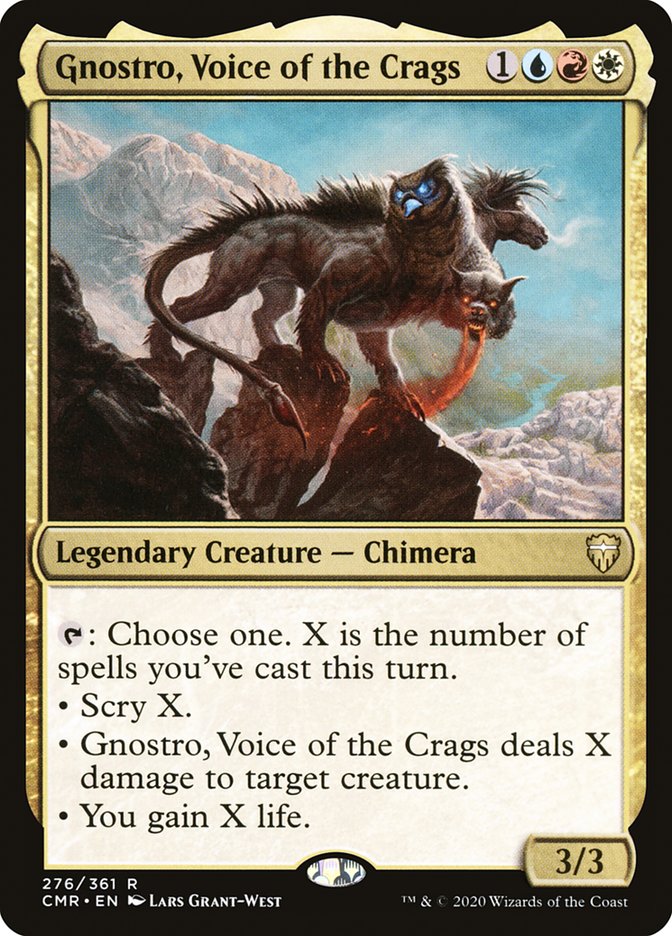 Gnostro, Voice of the Crags [Commander Legends] | The Time Vault CA