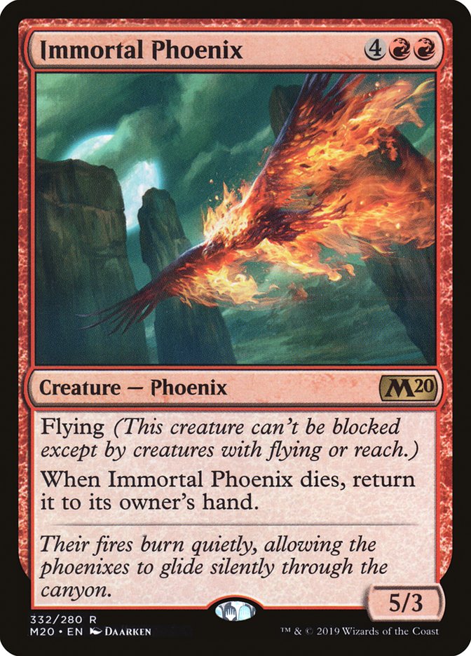 Immortal Phoenix [Core Set 2020] | The Time Vault CA