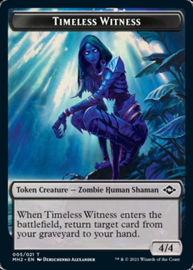 Timeless Witness Token [Modern Horizons 2 Tokens] | The Time Vault CA