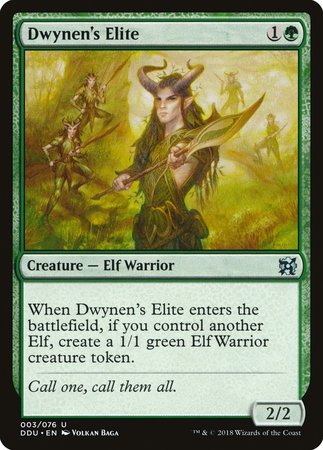 Dwynen's Elite [Duel Decks: Elves vs. Inventors] | The Time Vault CA