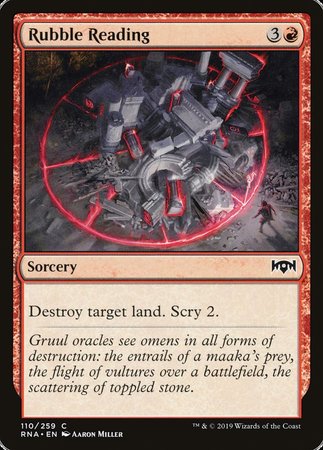 Rubble Reading [Ravnica Allegiance] | The Time Vault CA