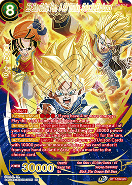 SS Son Goku, Pan, & SS Trunks, Galactic Explorers (SPR) (BT17-009) [Ultimate Squad] | The Time Vault CA