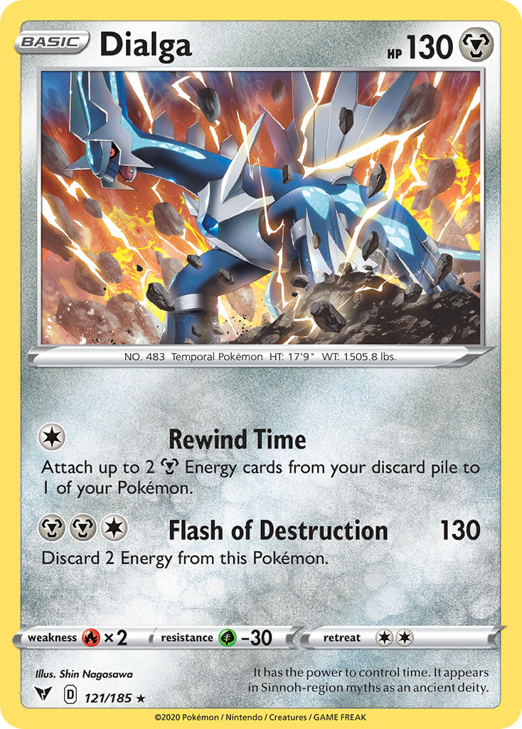 Dialga (121/185) [Sword & Shield: Vivid Voltage] | The Time Vault CA