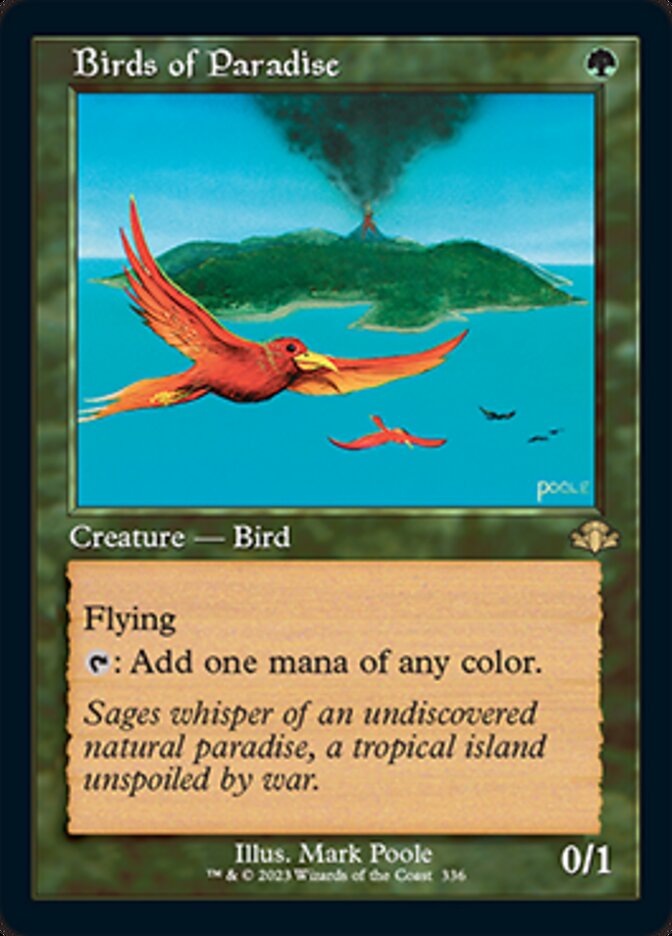 Birds of Paradise (Retro) [Dominaria Remastered] | The Time Vault CA