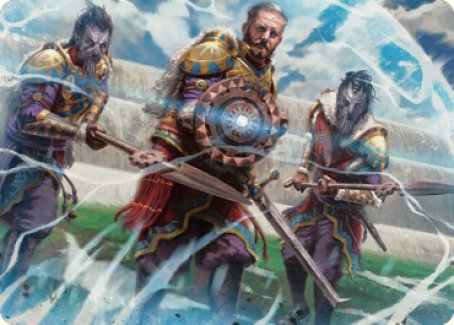 Argivian Phalanx Art Card [Dominaria United Art Series] | The Time Vault CA