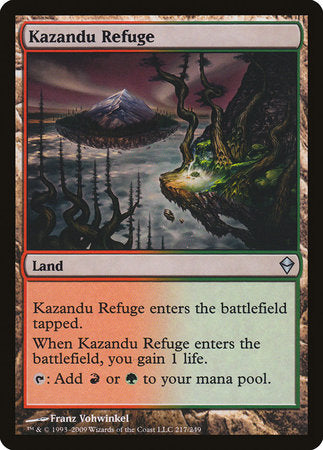 Kazandu Refuge [Zendikar] | The Time Vault CA