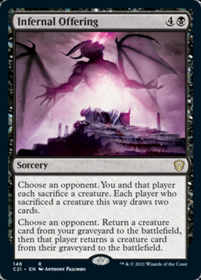 Infernal Offering [Commander 2021] | The Time Vault CA