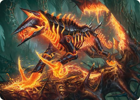 Kuldotha Cackler Art Card [Phyrexia: All Will Be One Art Series] | The Time Vault CA