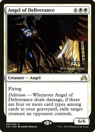 Angel of Deliverance [Shadows over Innistrad Promos] | The Time Vault CA