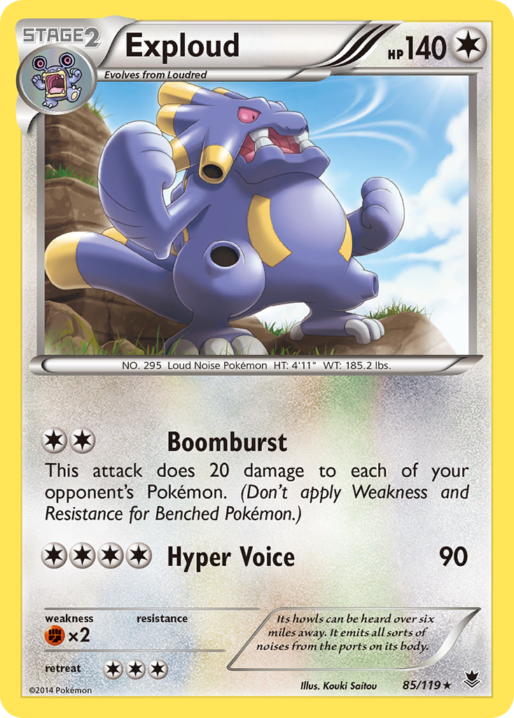 Exploud (85/119) [XY: Phantom Forces] | The Time Vault CA
