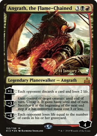 Angrath, the Flame-Chained [Rivals of Ixalan Promos] | The Time Vault CA