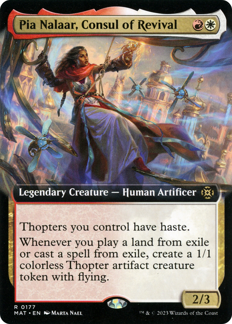 Pia Nalaar, Consul of Revival (Extended Art) [March of the Machine: The Aftermath] | The Time Vault CA