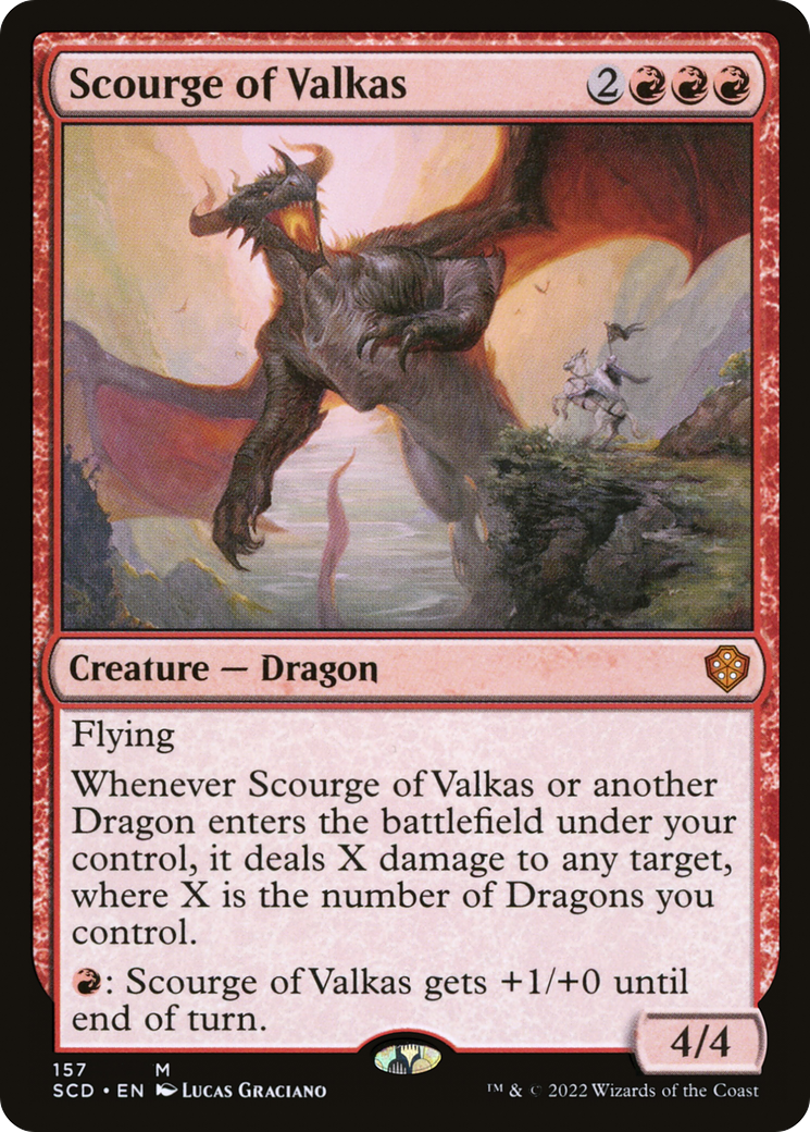 Scourge of Valkas [Starter Commander Decks] | The Time Vault CA