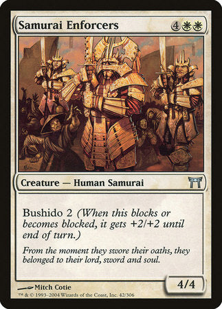 Samurai Enforcers [Champions of Kamigawa] | The Time Vault CA