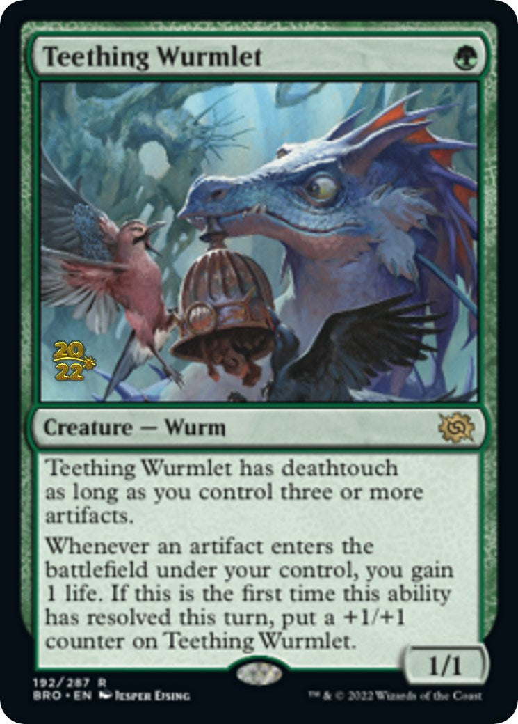 Teething Wurmlet [The Brothers' War: Prerelease Promos] | The Time Vault CA