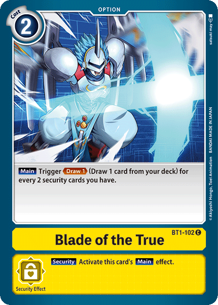 Blade of the True [BT1-102] [Release Special Booster Ver.1.0] | The Time Vault CA