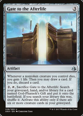 Gate to the Afterlife [Amonkhet] | The Time Vault CA