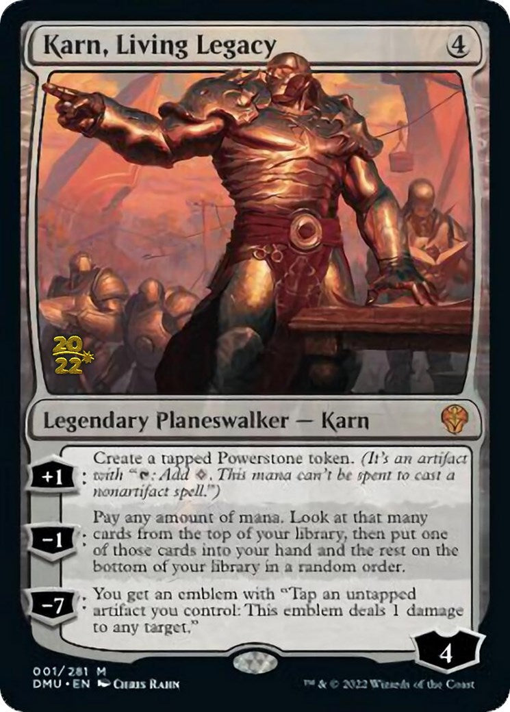 Karn, Living Legacy [Dominaria United Prerelease Promos] | The Time Vault CA