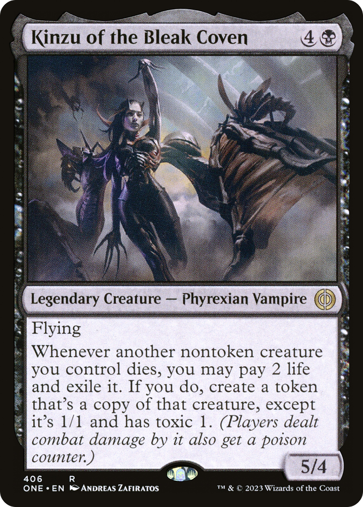 Kinzu of the Bleak Coven [Phyrexia: All Will Be One] | The Time Vault CA