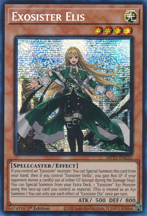 Exosister Elis [MP23-EN252] Prismatic Secret Rare | The Time Vault CA