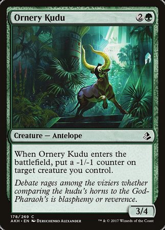 Ornery Kudu [Amonkhet] | The Time Vault CA