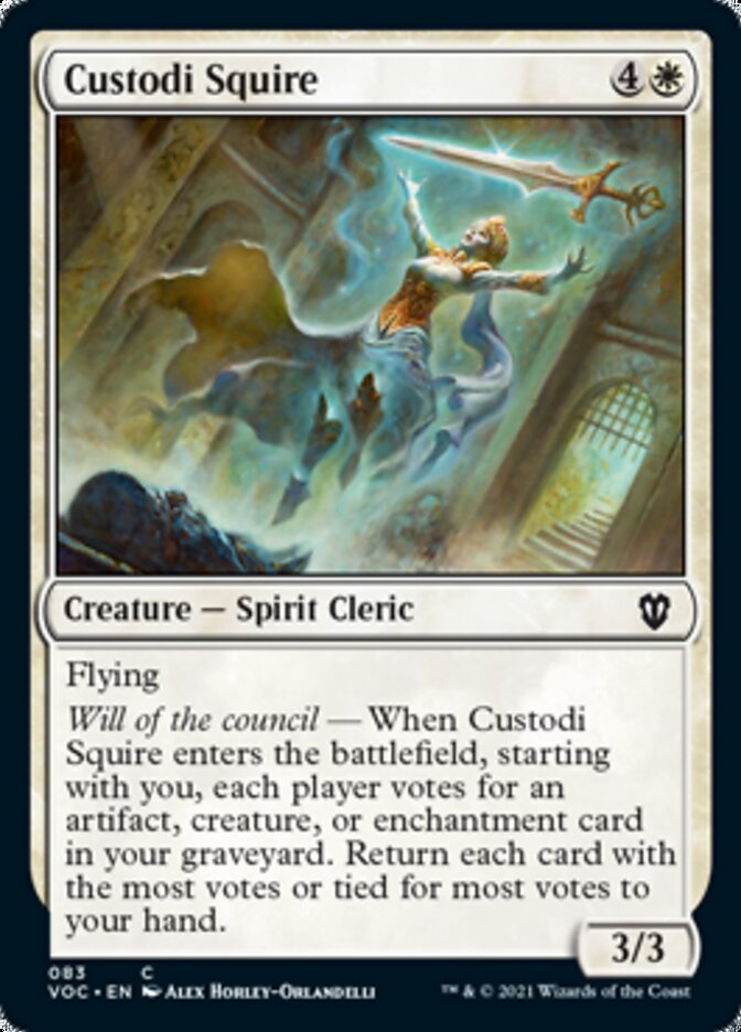 Custodi Squire [Innistrad: Crimson Vow Commander] | The Time Vault CA