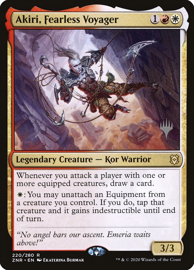 Akiri, Fearless Voyager (Promo Pack) [Zendikar Rising Promos] | The Time Vault CA