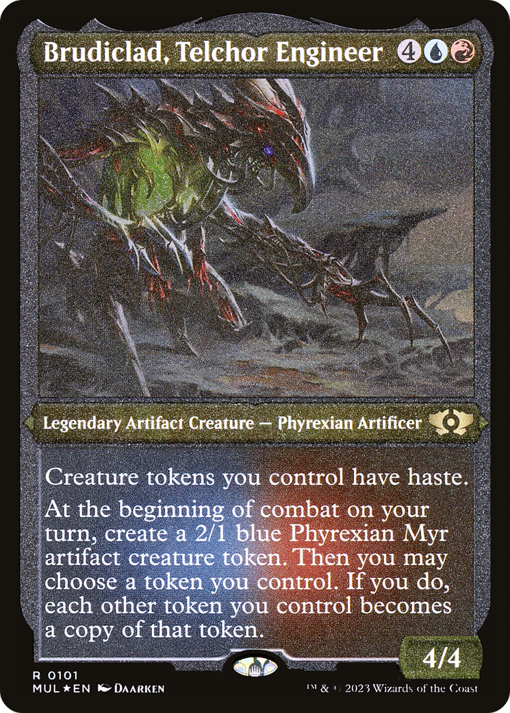 Brudiclad, Telchor Engineer (Foil Etched) [Multiverse Legends] | The Time Vault CA