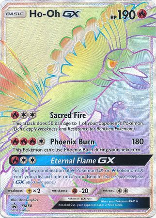 Ho-Oh GX (SM80) (Jumbo Card) [Sun & Moon: Black Star Promos] | The Time Vault CA