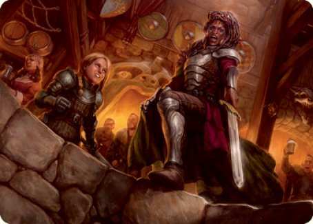 Veteran Dungeoneer Art Card [Dungeons & Dragons: Adventures in the Forgotten Realms Art Series] | The Time Vault CA