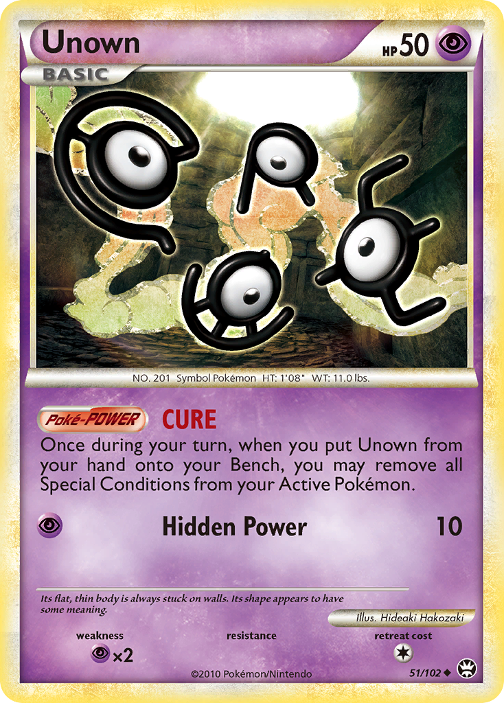 Unown (51/102) [HeartGold & SoulSilver: Triumphant] | The Time Vault CA