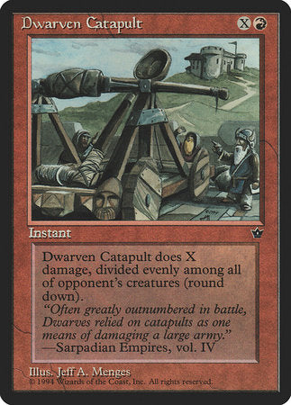 Dwarven Catapult [Fallen Empires] | The Time Vault CA
