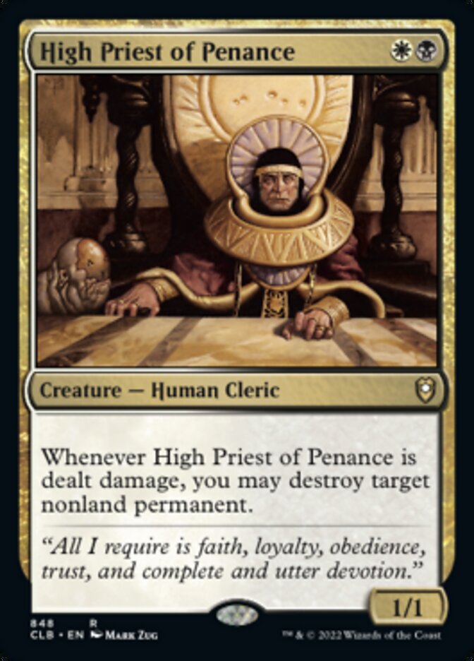 High Priest of Penance [Commander Legends: Battle for Baldur's Gate] | The Time Vault CA