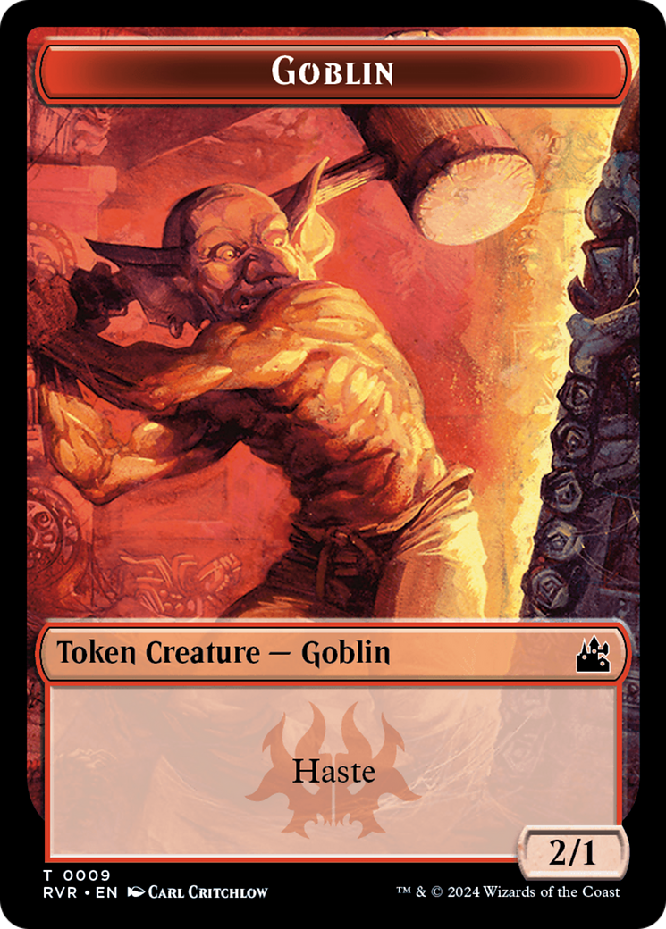 Bird // Goblin (0009) Double-Sided Token [Ravnica Remastered Tokens] | The Time Vault CA