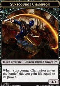 Sunscourge Champion // Cat Double-sided Token [Hour of Devastation Tokens] | The Time Vault CA