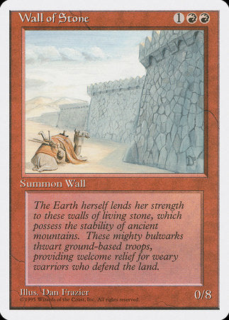 Wall of Stone [Fourth Edition] | The Time Vault CA