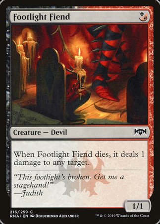 Footlight Fiend [Ravnica Allegiance] | The Time Vault CA