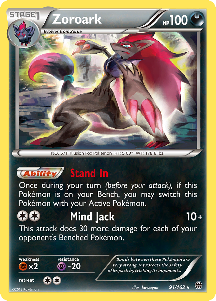 Zoroark (91/162) [XY: BREAKthrough] | The Time Vault CA