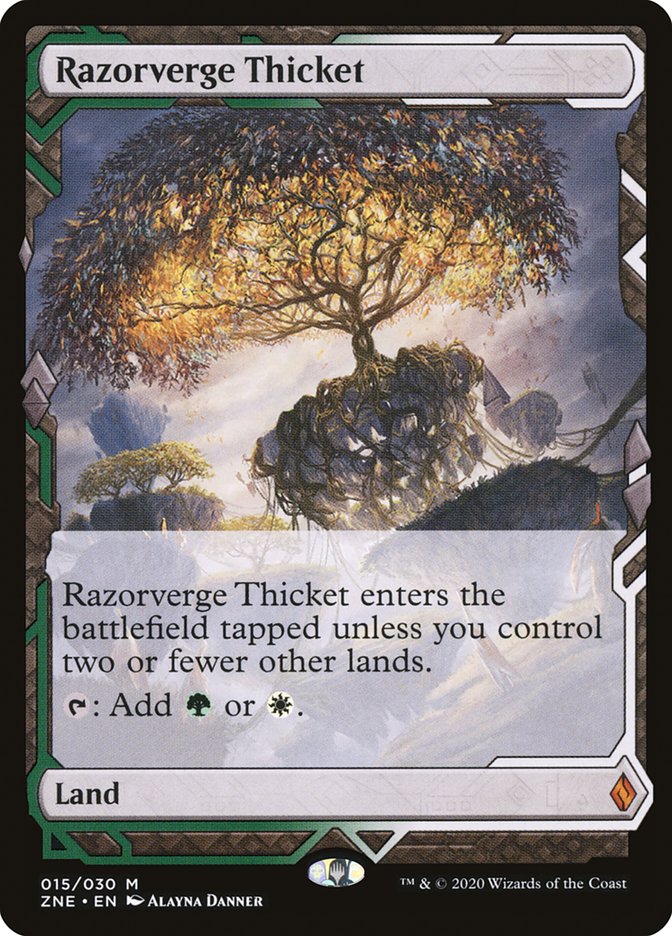 Razorverge Thicket [Zendikar Rising Expeditions] | The Time Vault CA