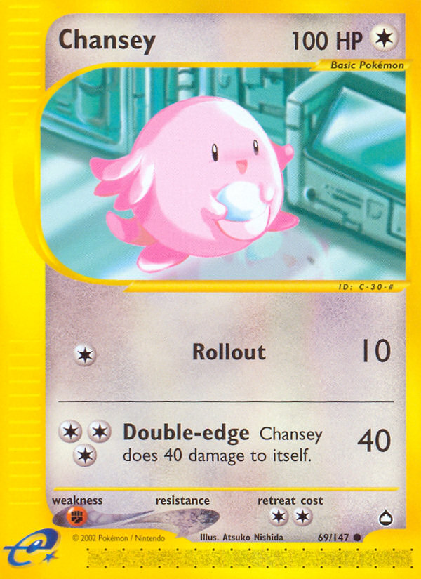 Chansey (69/147) [Aquapolis] | The Time Vault CA