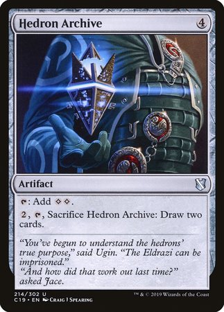 Hedron Archive [Commander 2019] | The Time Vault CA