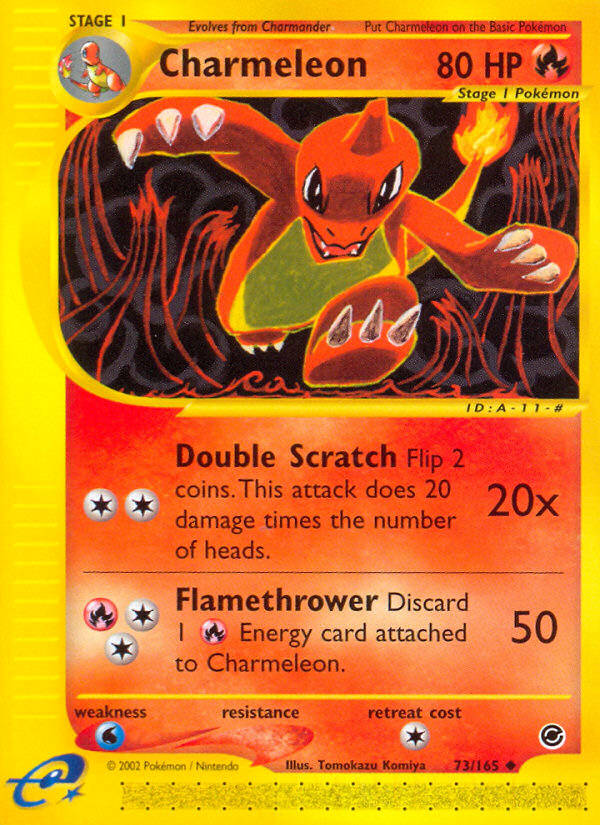 Charmeleon (73/165) [Expedition: Base Set] | The Time Vault CA