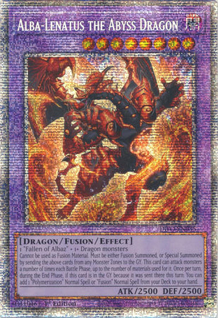 Alba-Lenatus the Abyss Dragon [DIFO-EN035] Starlight Rare | The Time Vault CA